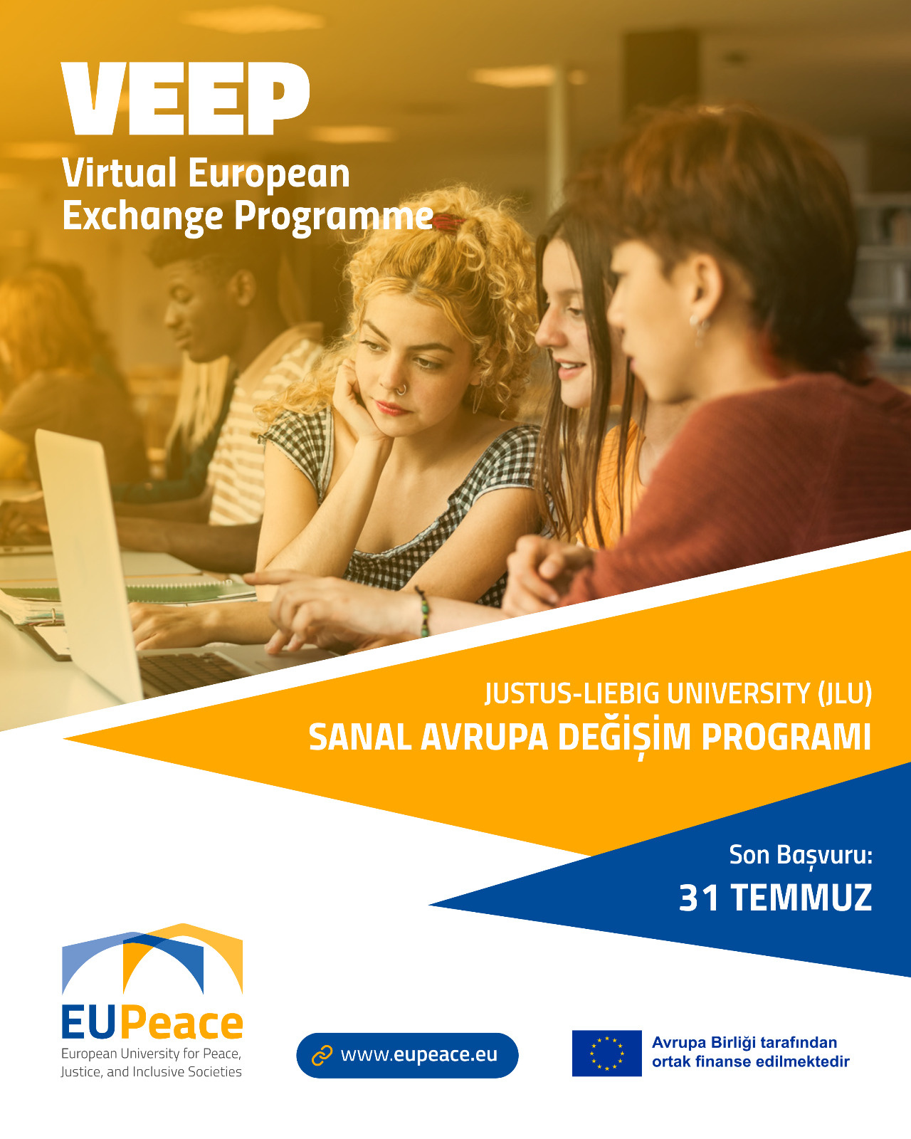 Justus Liebig Giessen Üniversitesi (JLU) Avrupa Sanal Değişim Programı (VEEP) Başvuruları Başladı