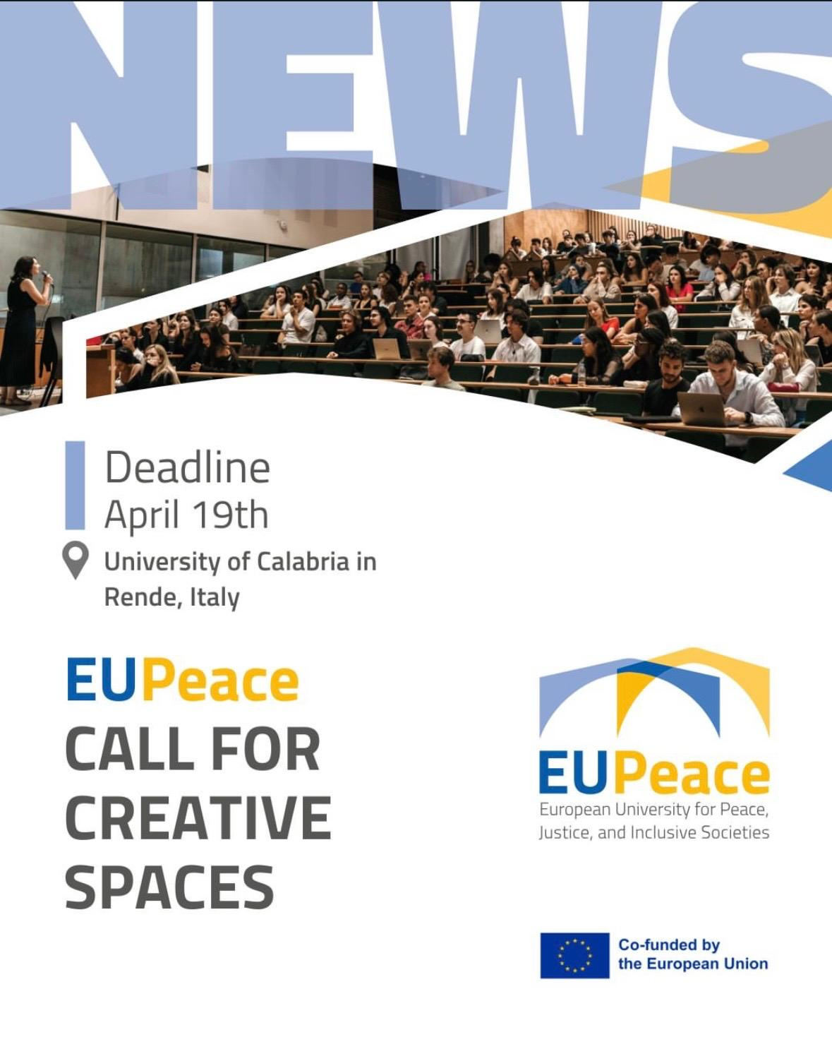 EUPeace Creative Spaces 2026: Proje Çağrısı Açıldı
